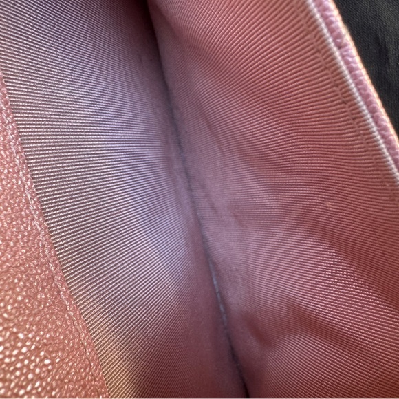 Chanel Iridescent Caviar Leather Quilted Classic Pouch With Handle Wristlet - Picture 14 of 16